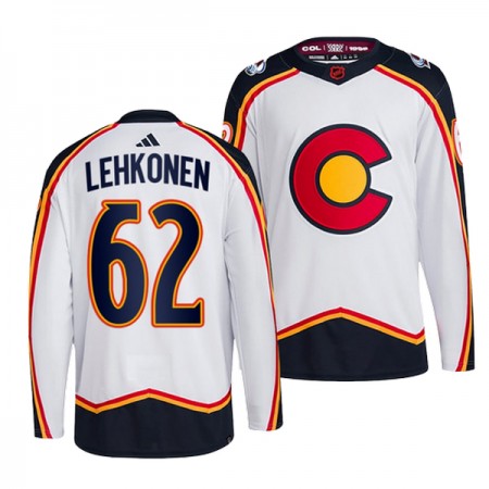 Colorado Avalanche Dresy Artturi Lehkonen 62 Adidas 2022-23 Bílý Reverse Retro 2.0 Authentic - Pánské Colorado Avalanche Dresy Artturi Lehkonen 62 Adidas 2022-23 Bílý Reverse Retro 2.0 Authentic - Pánské